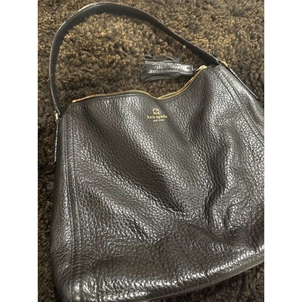 Kate Spade black leather purse